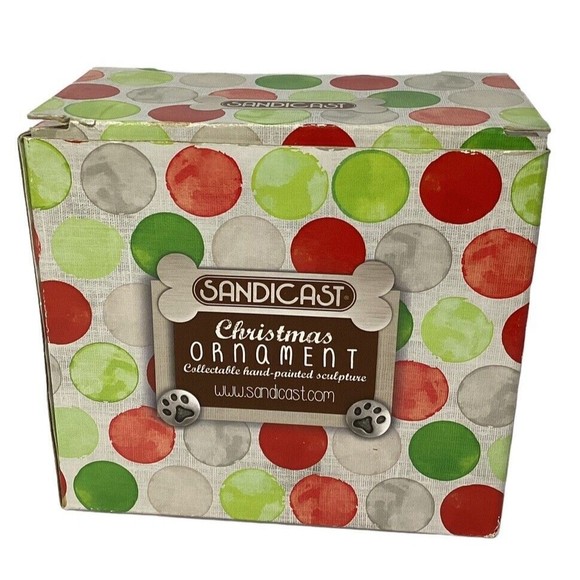 Sandicast Basset Hound Christmas Ornament - Picture 3 of 7